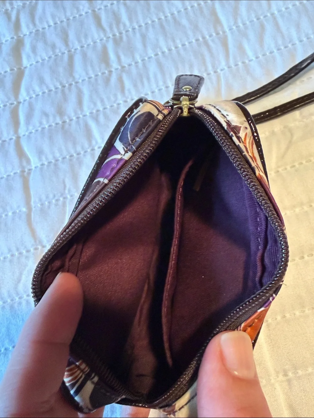 Coach Scribble Wristlet